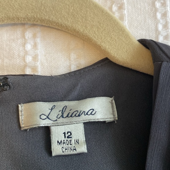 Steel grey bridesmaid/mother of the bride dress - Picture 6 of 6